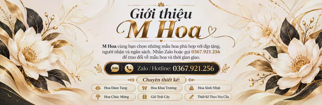 Ảnh bìa Shop hoa tươi Xã Hoà Thuận An Giang - Thêm sắc hoa cho ngày vui